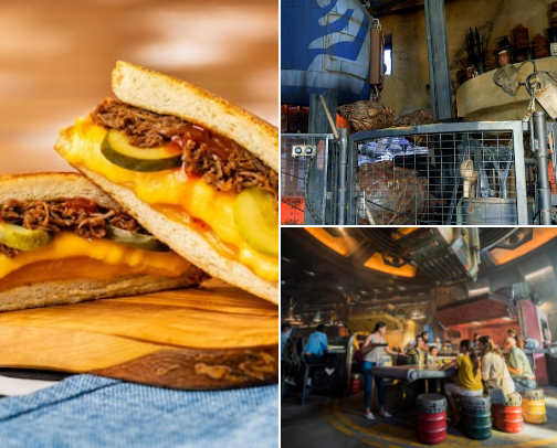Hollywood Studios Best Food & Snacks: A Local's Guide to Eating Your Way Through Disney's Thrill Park cover photo collage