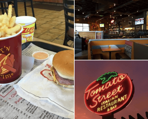 Restaurants in my town cover photo collage