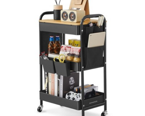 Mobile storage cart cover photo collage