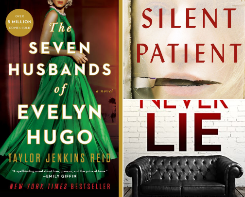 The Reading List: Unputdownable Fiction & Thrillers cover photo collage