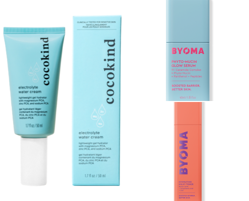 Glowy skincare recommendations that are affordable ✨ cover photo collage