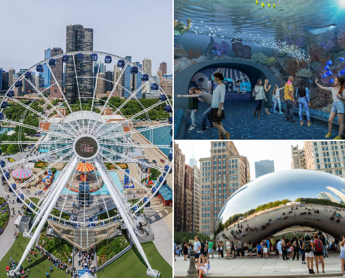 Chicago cover photo collage