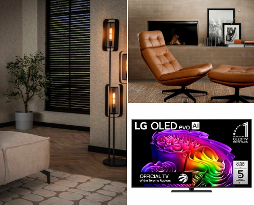 My Living Room Setup - Each piece works together to make my living room feel like a personal home theater. cover photo collage