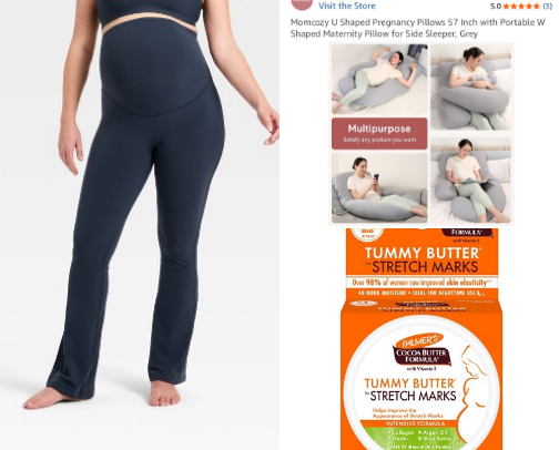 Second -trimester must-have 🤰💓 cover photo collage