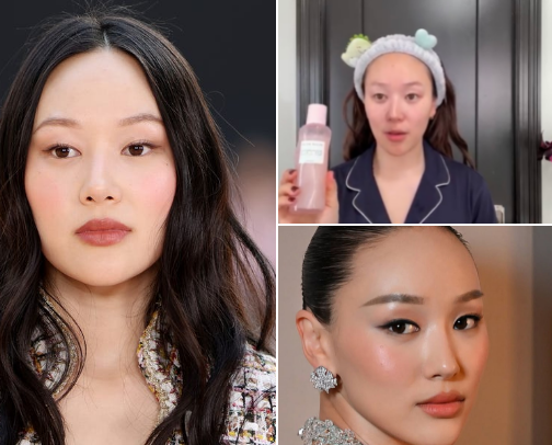 Yerin Ha’s Bridgerton Regency Glow Routine | Lady Whistledown–Approved Skincare & Makeup cover photo collage