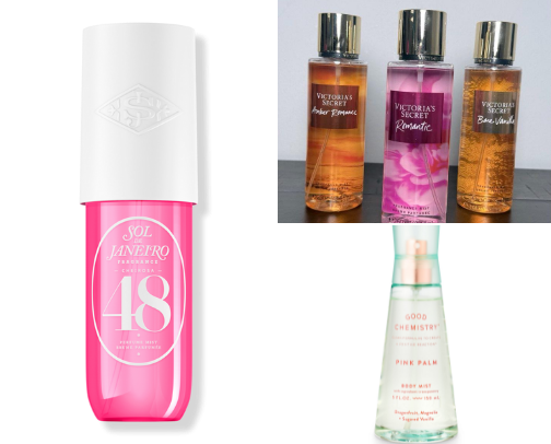 One of my favorites body mists ,body perfume cover photo collage
