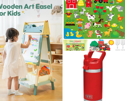 Toddler favorites for learning, play & go to’s cover photo collage
