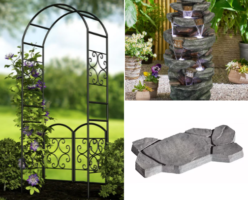 Backyard Secret Garden Aesthetic cover photo collage