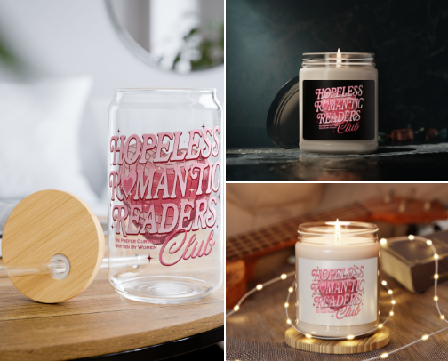 Cozy reader finds cover photo collage