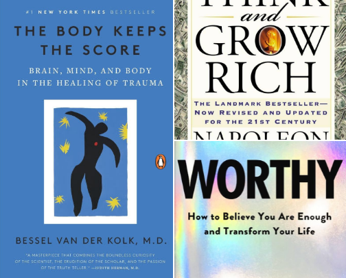 Best Books About Grief, Healing & Personal Growth 📚 cover photo collage