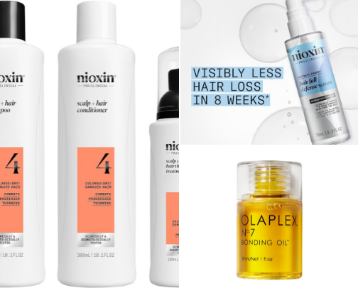 Hair Care essentials that have kept my hair strong, healthy and styled! cover photo collage