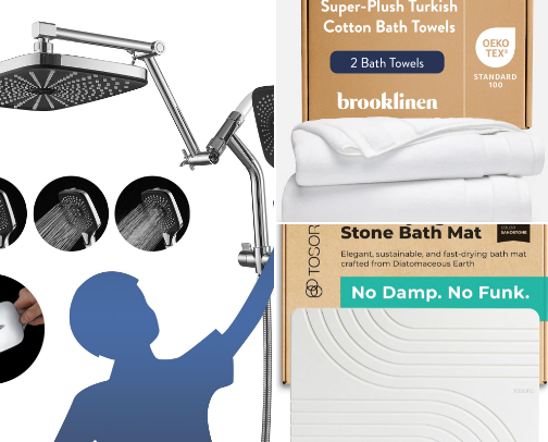 Bathroom Finds That Feel Like a Luxury Spa cover photo collage
