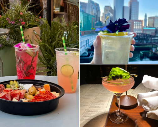 Boston's most Instagram-able cocktail spots cover photo collage
