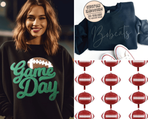 Football Mom cover photo collage