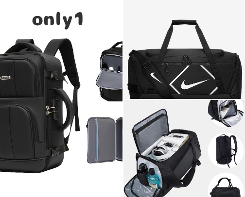 TRAVEL BAGS cover photo collage