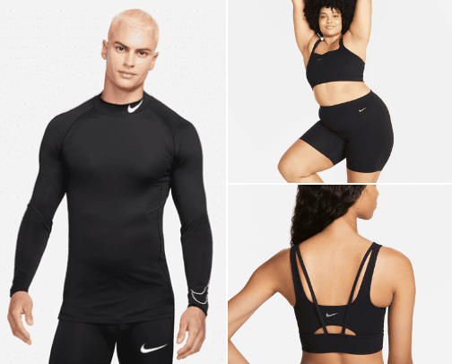 Nike clothes cover photo collage