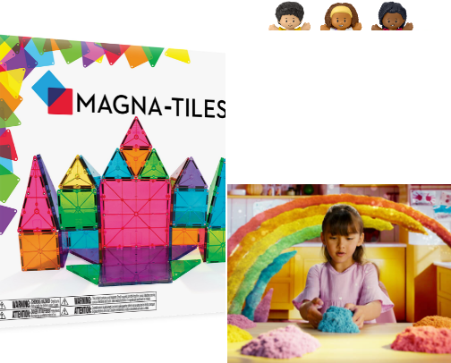 Toys they actually play with! cover photo collage