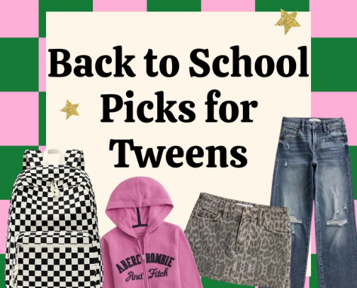 Back to School for Tweens cover photo collage