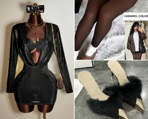 INEXPENSIVE Winter Birthday Outfit ❄️🍾 cover photo collage