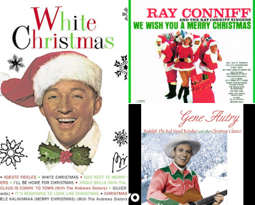 Mike's Top Christmas Songs cover photo collage