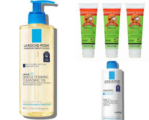 Soft and healthy skin cover photo collage