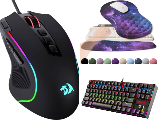 My Favorite Budget Gaming Setup Items Amazon Edition cover photo collage