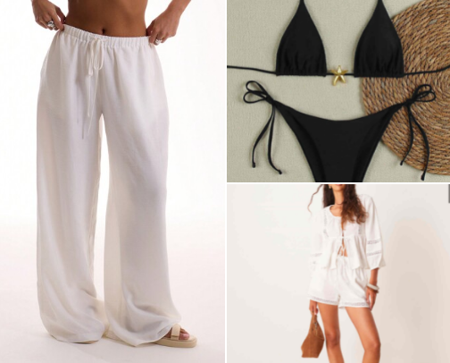 Summer clothes cover photo collage