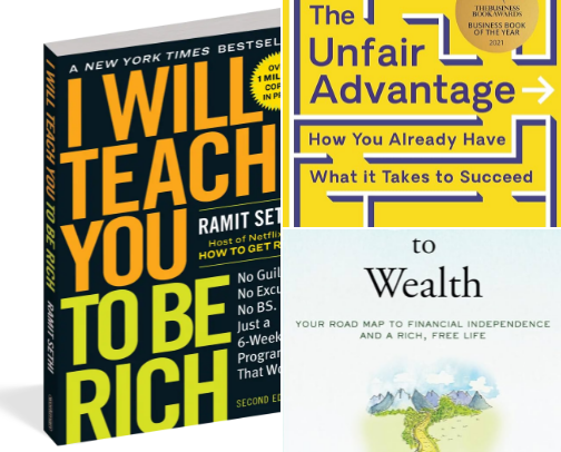 Books That Changed How I Think About Money, Work & Life cover photo collage