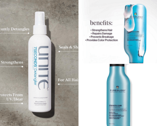 Hair Products I Love cover photo collage