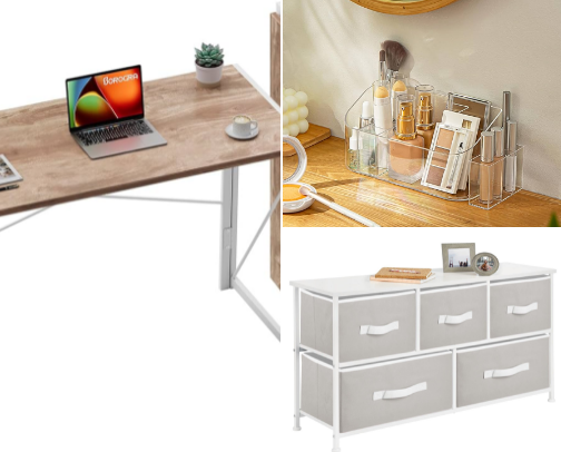 Top Bedroom Decor and Organization Finds cover photo collage