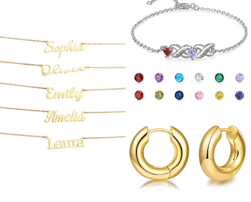 Jewelry picks for moms cover photo collage