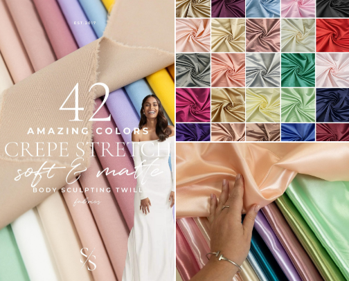 THE FABRIC GIRLIE EDIT — Luxe Textures for Every Skin Tone cover photo collage