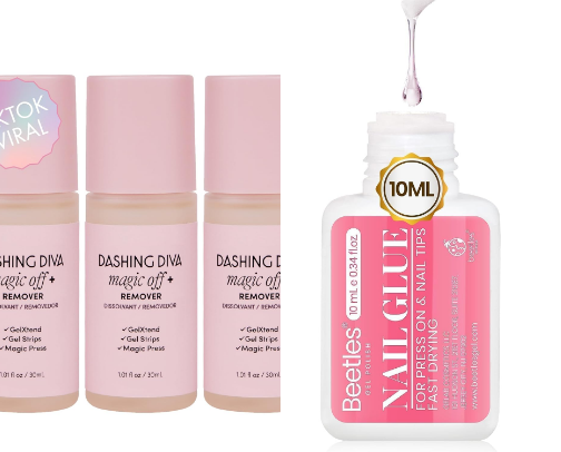 Press on nail must haves cover photo collage