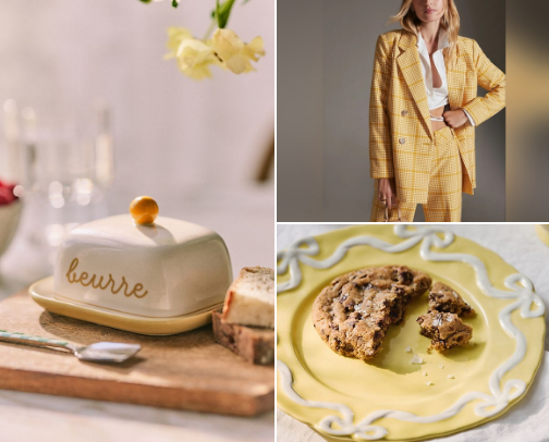 GENTLE RADIANCE WITH BUTTER YELLOW COLOR: WELLNESS & STYLE cover photo collage