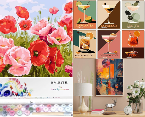 Paint By Numbers - Best Ones I’ve Actually Made! cover photo collage