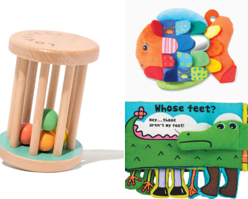 0 to 3 months — Early play and positioning cover photo collage