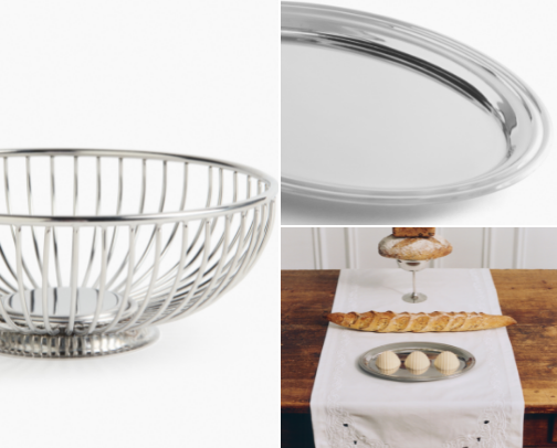 Paris style table setting cover photo collage
