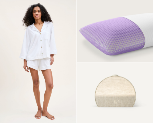 The Sleep Routine : Essentials For Your Best Rest & Recovery cover photo collage