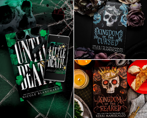 Dark Fantasy Books Worth the Hype 🖤 cover photo collage