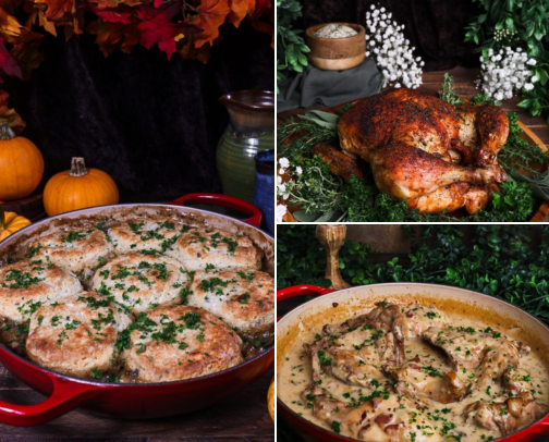 From Our Hearth to Yours: A Cozy Recipe Collection cover photo collage