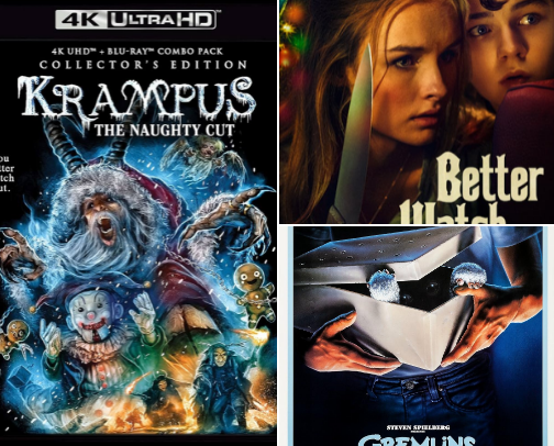 Christmas/Winter horror movies cover photo collage