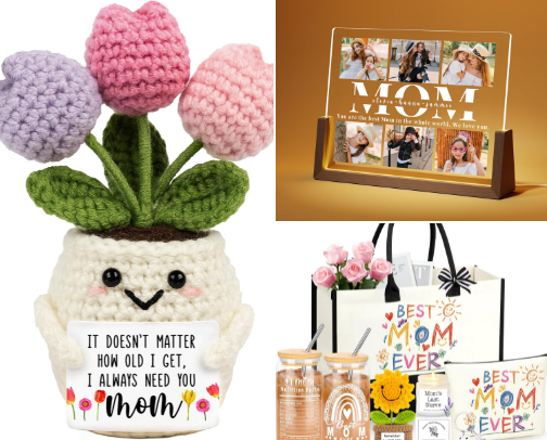 Mother’s Day gifts that won’t break the bank. cover photo collage