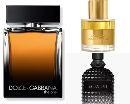 Fragrances for him ✨ cover photo collage