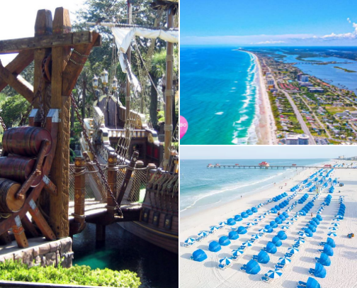 Florida outside of the Parks cover photo collage