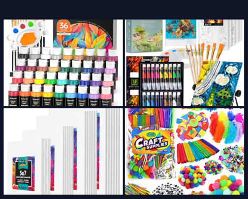 Creative Craft Kits for Kids cover photo collage