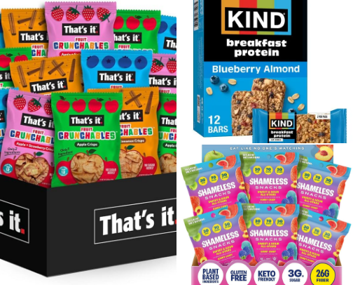 Back to school snacks cover photo collage