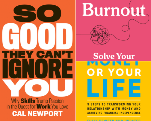 Books That Made Me Question Why I Was Even at My Desk cover photo collage