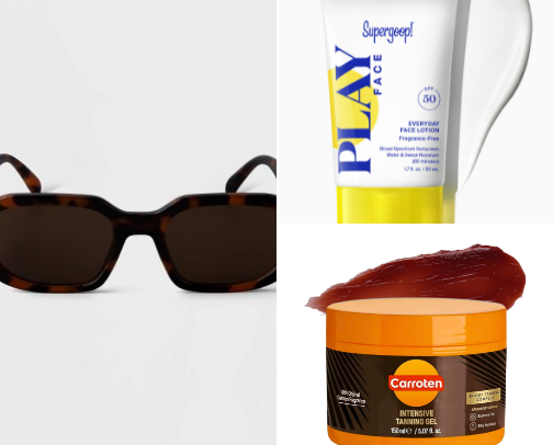 summer essentials!! cover photo collage