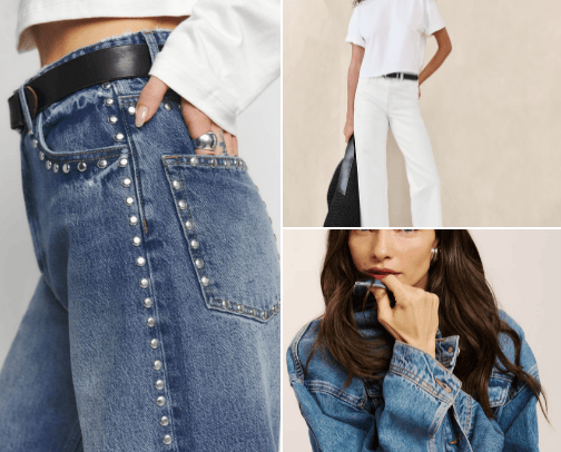 Denim cover photo collage