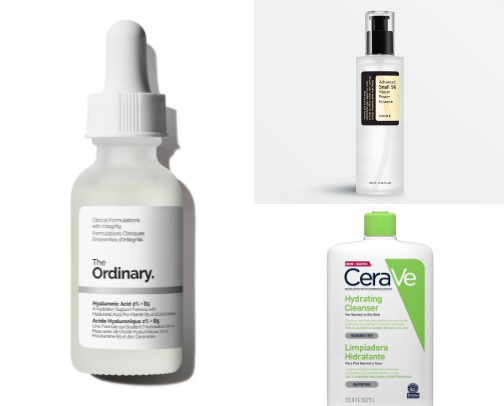 My Skincare Routine for Glowy Skin (Simple + Effective) cover photo collage